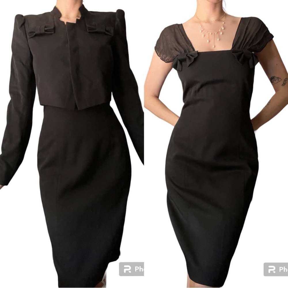 Betsey Johnson Dress and Blazer Set